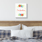Toile affirmations positives pour l'amour-propre et les  (Insitu(Chambre))
