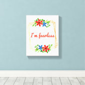 Toile affirmations positives pour l'amour-propre et les  (Insitu (Plancher de Bois))