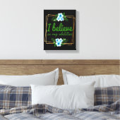 Toile affirmations positives pour les travailleurs du se (Insitu(Chambre))