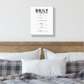 Toile Affirmations quotidiennes | Devis inspirant (Insitu(Chambre))