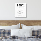 Toile Affirmations Quotidiennes Tableaux d'art mural pos (Insitu(Chambre))
