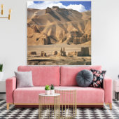 Toile Afghanistan, vallée de Bamian. Terre antique (Insitu(Salon))