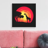 Toile African sunset (Insitu(Salon))