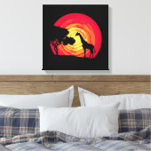 Toile African sunset (Insitu(Chambre))