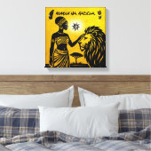 Toile African Tribal Art: Ancestral painting ideas (Insitu(Chambre))