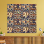 Toile African Tribal Collage contemporain (Insitu(Salon))