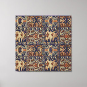Toile African Tribal Collage contemporain