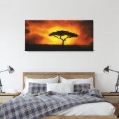 Toile Afrique Acacia Paysage doux (Insitu(Chambre))