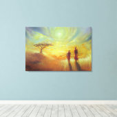 Toile Afrique - Artiste : Smeet K. Gusani (Insitu (Plancher de Bois))