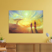 Toile Afrique - Artiste : Smeet K. Gusani (Insitu(Salon))