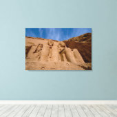 Toile Afrique, Égypte, Abou Simbel, Ramses II et (Insitu (Plancher de Bois))