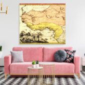 Toile Afrique occidentaleCarte panoramiqueAfrique occide (Insitu(Salon))