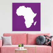 Toile Afrique violette Audacieuse (Insitu(Salon))