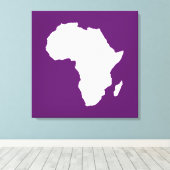 Toile Afrique violette Audacieuse (Insitu (Plancher de Bois))