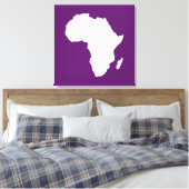 Toile Afrique violette Audacieuse (Insitu(Chambre))