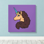Toile Afro Unicorn | Divin (Insitu (Plancher de Bois))