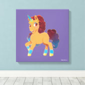 Toile Afro Unicorn | La divine danse (Insitu (Plancher de Bois))