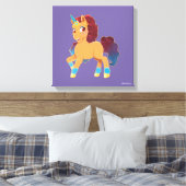 Toile Afro Unicorn | La divine danse (Insitu(Chambre))