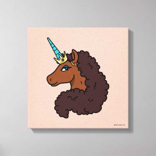 Toile Afro Unicorn | Unique (Recto)