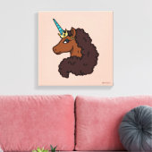 Toile Afro Unicorn | Unique (Insitu(Salon))