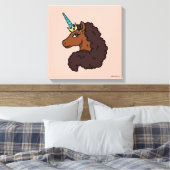 Toile Afro Unicorn | Unique (Insitu(Chambre))