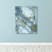Toile Agate bleue (Insitu (Plancher de Bois))