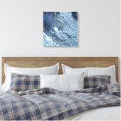 Toile Agate bleue cristallisée | Pierre marbrée en ardoi (Insitu(Chambre))