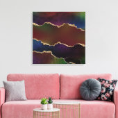 Toile Agate foncé intense | Moody Rainbow Jewel Tone (Insitu(Salon))