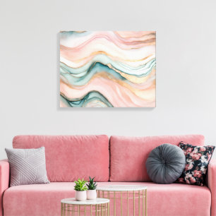 Toile Agate Pastel Filmy