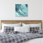 Toile Agate Turquoise cristallisée | Pierre marbrée noir (Insitu(Chambre))