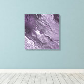 Toile Agate violette cristallisée | Moody Marbled Stone (Insitu (Plancher de Bois))