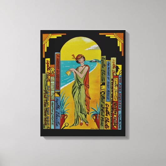 TOILE AGATHA CHRISTIE LIFE UNIQUE CANVAS (Recto)