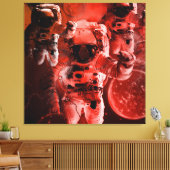 TOILE ÂGE DE L'ESPACE ET LA ZONE DE TEMPS PLANÈTE ROUGE (Insitu(Salon))