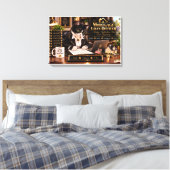 Toile Agent de prêt hypothécaire Chat drôle Bureau de pr (Insitu(Chambre))