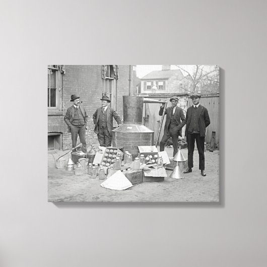 Toile Agents de la prohibition avec une distillerie clan (Recto)