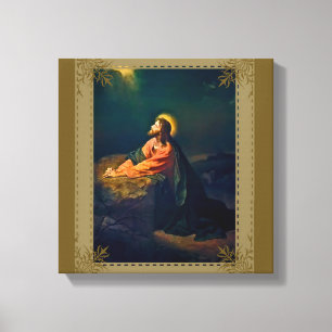 Toile Agonie de Jésus dans le jardin
