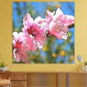 Toile Agrandir l'arborescence de la pêche Blossom noir O (Insitu(Salon))