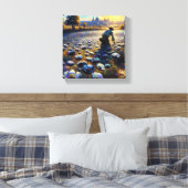 Toile Agriculteur du pavot noir (Insitu(Chambre))