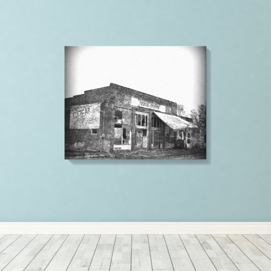 Toile Agriculteurs abandonnés (Insitu (Plancher de Bois))