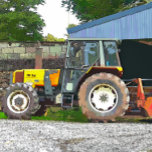 TOILE AGRICULTURE<br><div class="desc">Juste le temps de s'arrêter pour que le fermier s'arrête pour déjeuner avant de retourner aux champs sur son tracteur.</div>