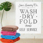 Toile Agritourisme en état de détérioration auto-service<br><div class="desc">Cette simple peinture murale en toile de ferme est l'accent parfait pour votre laverie. Personnalisez-le avec votre nom désiré. Le design inclut le matériel de copyright de Cricut.</div>