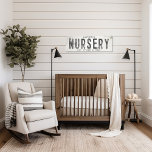 Toile Agritourisme moderne rustique Baby Nursery Long<br><div class="desc">Elevez votre espace de vie avec notre magnifique panneau de pépinière en toile étirée, où le charme intemporel et l'esthétique moderne de la ferme. Cette oeuvre d'art allie sans effort l'élégance rustique à un avantage industriel, avec un arrière - plan faux craqué et suranné qui dégage un sens de l'histoire...</div>