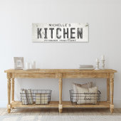 Toile Agritourisme rustique moderne Cuisine & Ville Long