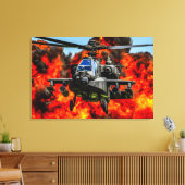Toile AH-64E APACHE GUARDIAN 24x36 (Insitu(Salon))