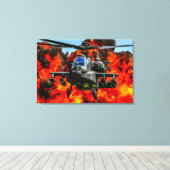 Toile AH-64E APACHE GUARDIAN 24x36 (Insitu (Plancher de Bois))