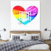 Toile Ahava Love Pride Art (Insitu(Chambre))