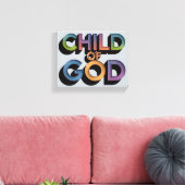 Toile Ai design Enfant de Dieu Christian Canvas Imprimer (Insitu(Salon))