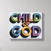 Toile Ai design Enfant de Dieu Christian Canvas Imprimer (Recto)