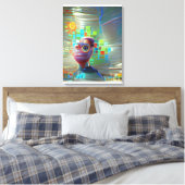 Toile AI Self Portrait 2023 (Insitu(Chambre))