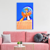 Toile Aider les mains (Insitu(Salon))